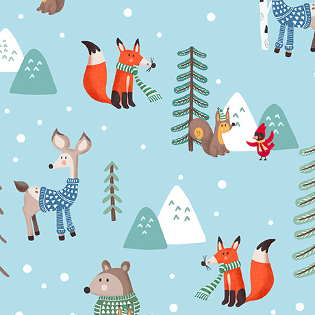 WINTER FOREST FRIENDS